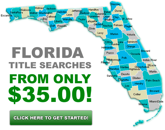 order florida title search